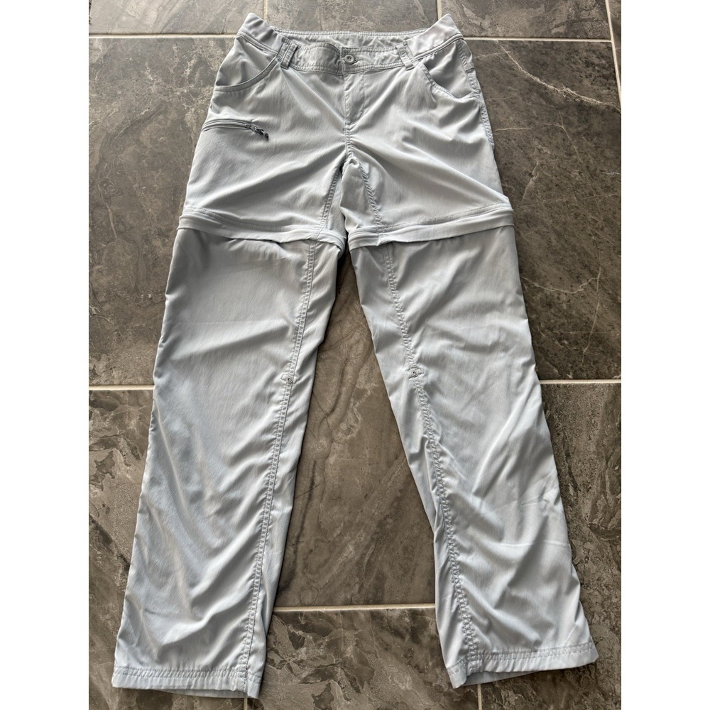 Sportsman Women's Size 4 Zip Off Convertible Hiking Pants Nylon Stretch Fish